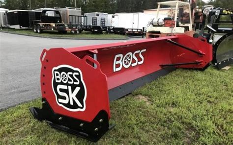 boss skid steer plow for sale|boss snow plows near me.